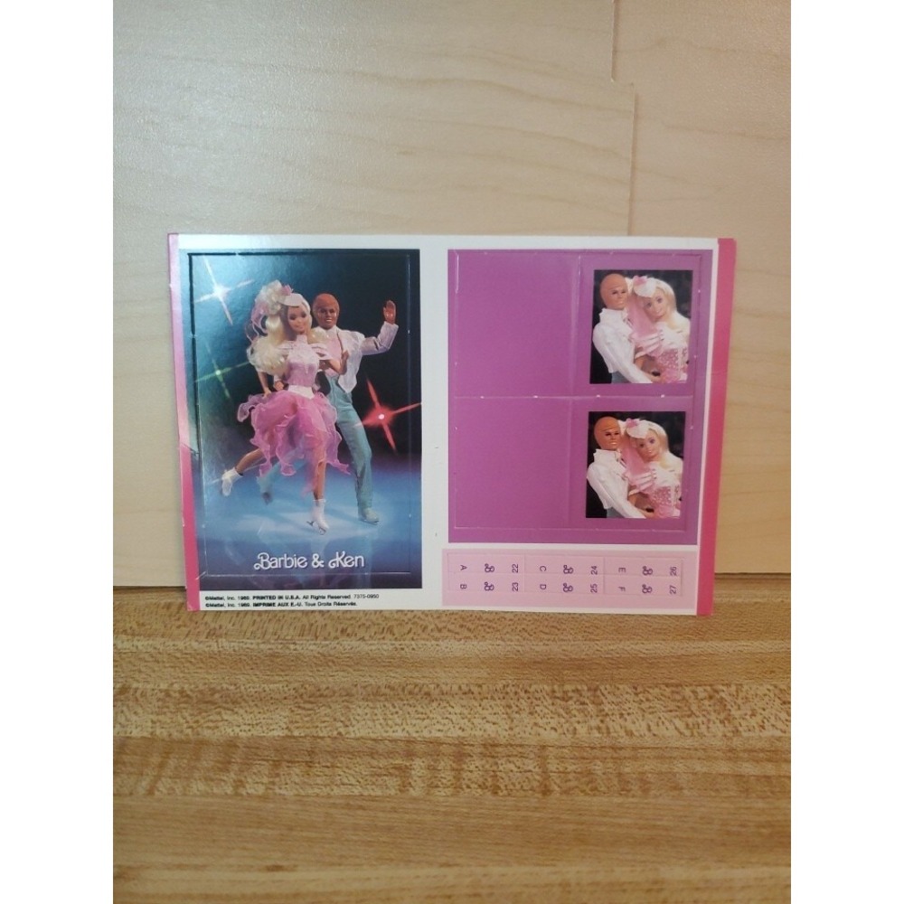 VINTAGE 1989 MATTEL BARBIE ICE CAPADES KEN ACCESSORIES BROCHURE AND TICKETS - Picture 1 of 1